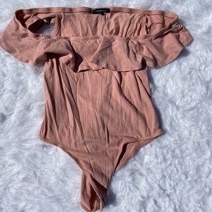 Off the shoulder body suit
